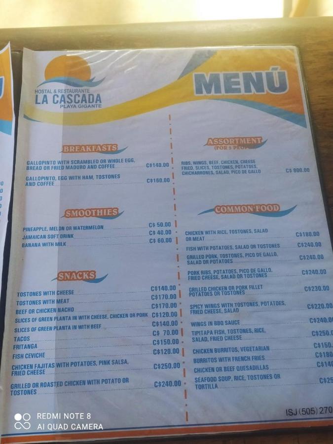 La Cascada Hostel & Restaurant Ривас Экстерьер фото