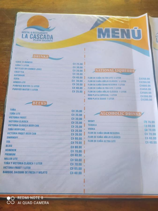 La Cascada Hostel & Restaurant Ривас Экстерьер фото